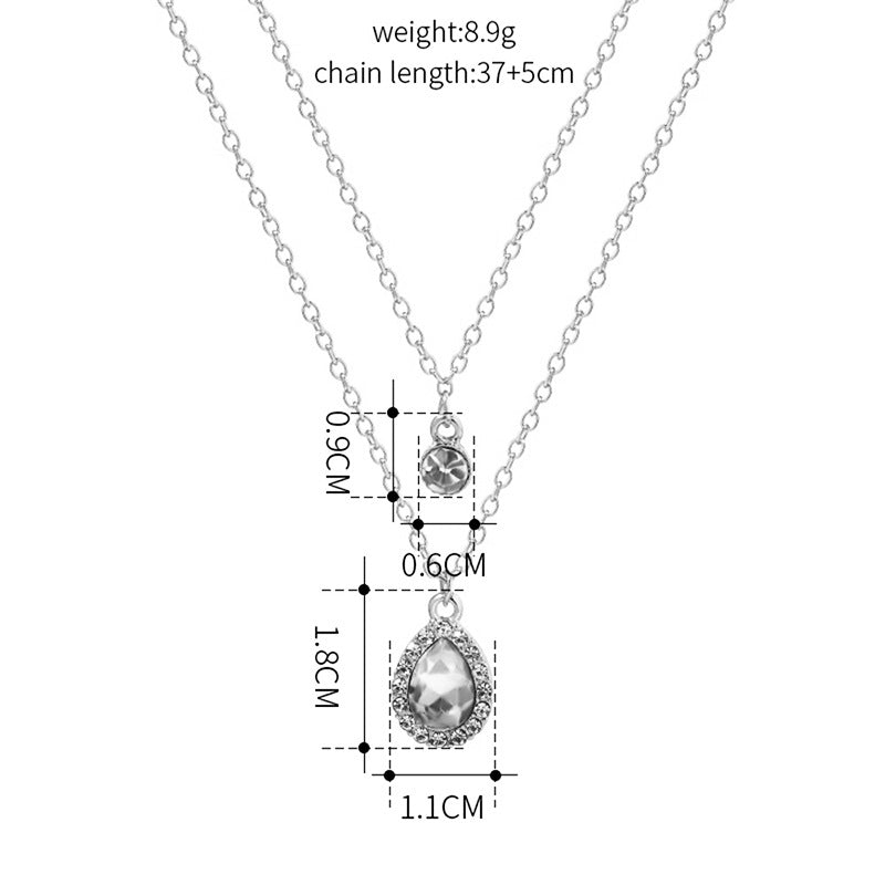 Fashionable and simple adjustable star pendant retro necklace clavicle chain for women