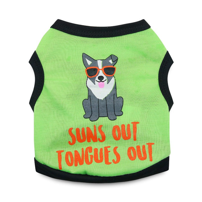 Dog Clothes Summer Clothes Teddy Bears Small Dogs Milk Dogs Puppy Clothes Pet Dog Vest Thin