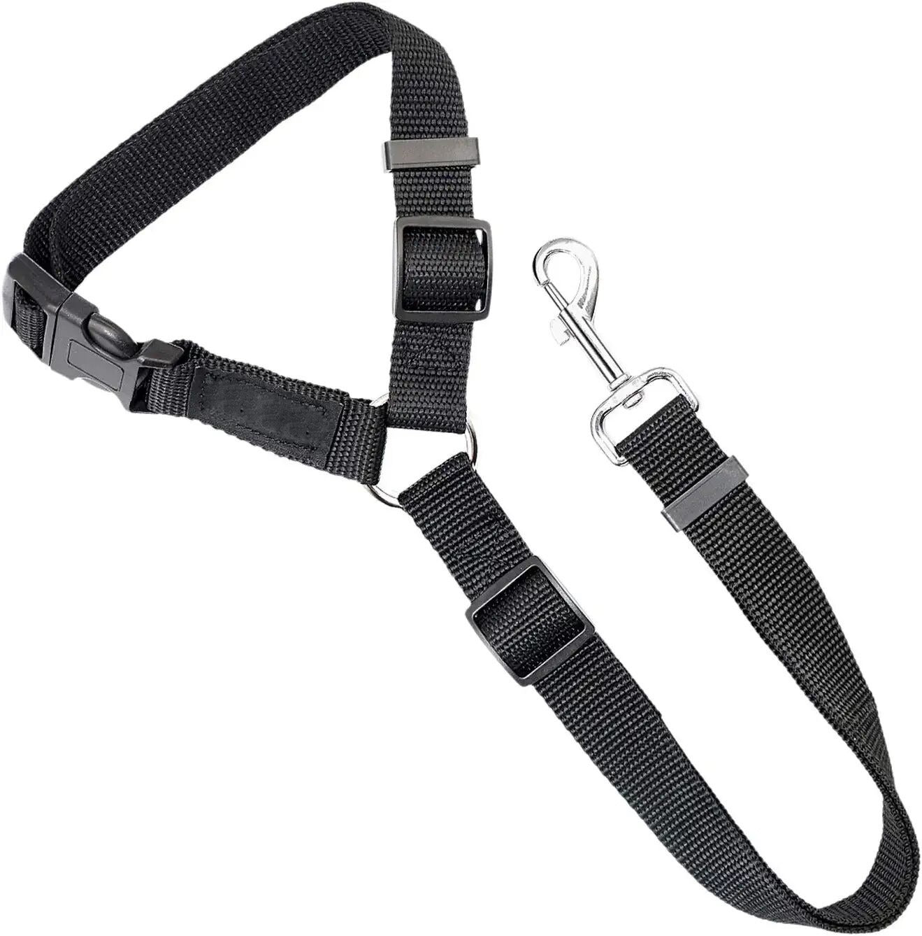 Pet dog safety belt large and medium-sized dog travel vehicle rope car safety buckle fixed rope car riding tool