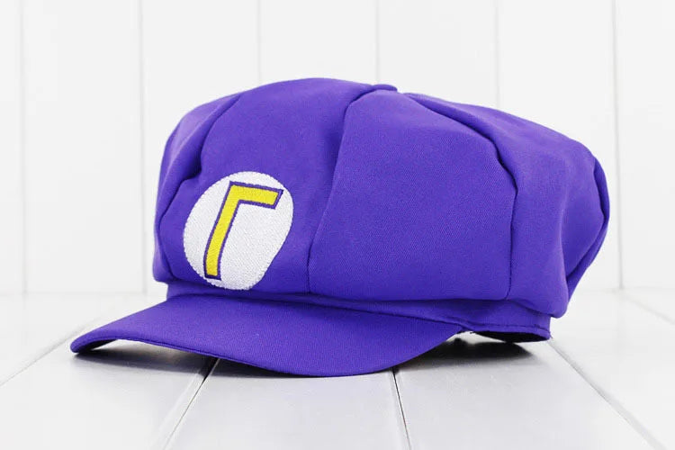 Anime Chapéu Cap Luigi Super Mario Bros Cosplay Baseball Costume
