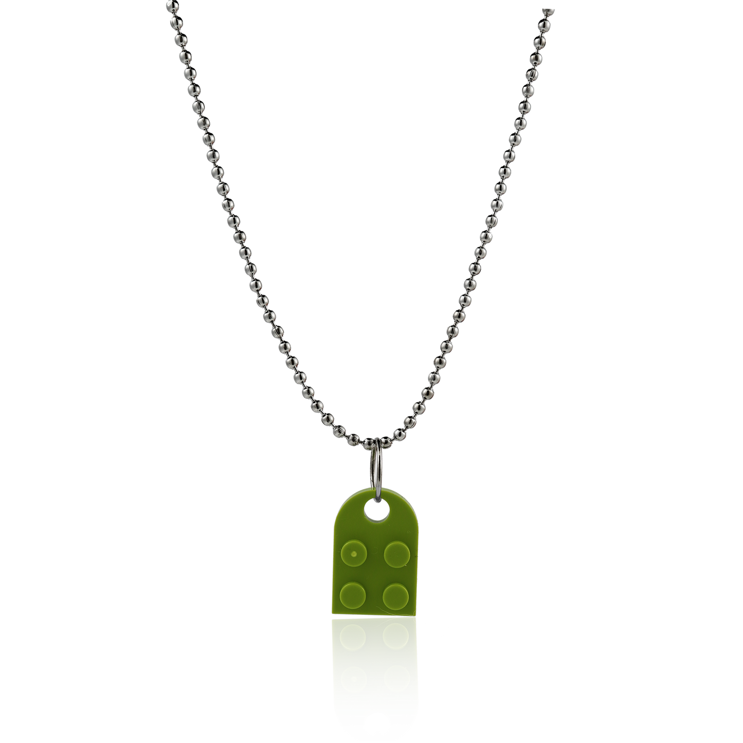 Couples Brick Heart Pendant Shaped Necklace for Friendship 2 Two Piece Jewelry Made with  Lego Elements Valentine's Day Gift