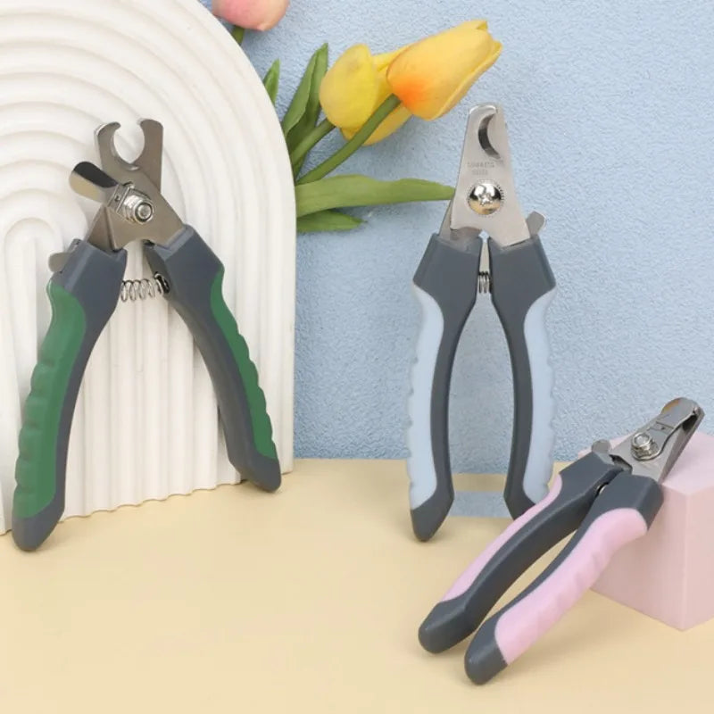 Dog Nail Clippers Stainless Steel Dog Scissors Multicolor Dogs Nailclippers Pet Grooming Cat Nail Clippers Trimmer Pet Products