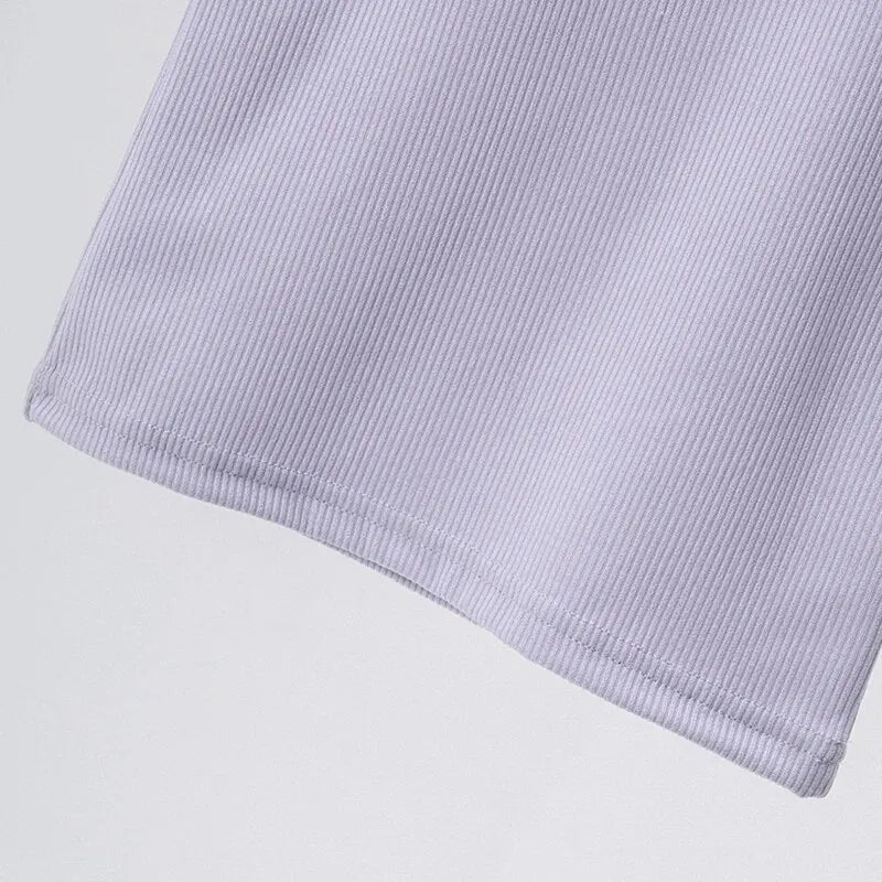 Summer Girls Versatile Candy Color Slim Fit Sleeveless Tank Top T-shirt
